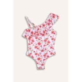 DeFacto G5742A826HS Floral Pembe Kız Çocuk Mayo