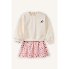DeFacto G8105A526SM 2'li Takım Sweatshirt Kız Bebek Etek