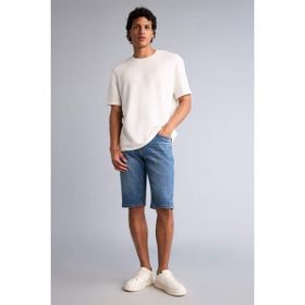 DeFacto G8661AX26SM Mavi-NM28 Regular Fit Bermuda Jean Erkek Şort