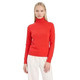 DeFacto H1651AZ24WN RD227 Kırmızı Basic Balıkçı Yaka Slim Fit Triko Kadın Kazak