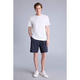 DeFacto H2742AX26SP Lacivert-NV135 Erkek Regular Fit Cepli Kısa Boy Poplin Şort