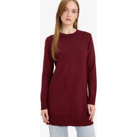 DeFacto H3431AZ25WN BR115 Bordo Kadın Kazak