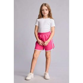 DeFacto H4096A826HS Pembe-PN129 Pike Kız Çocuk Şort