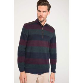 DeFacto H6992AZ.17CW.GN164 Erkek Çizgili Sweatshirt