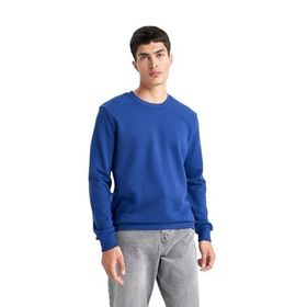 Defacto H7815AZ.17CW.IN75 Çivit Mavisi Erkek Sweatshirt