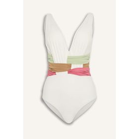 DeFacto H8836AX26HS Lilyrose Regular Fit Beyaz Kadın Mayo