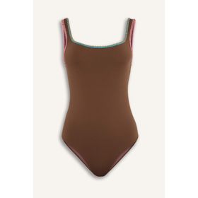 DeFacto H8836AX26HS Lilyrose Regular Fit Kahve Kadın Mayo