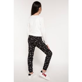 Defacto I1162A618SPBK27 Jogger Model Desenli Kız Çocuk Eşofman Altı