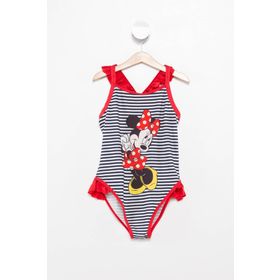 Defacto I3058A618SMNV31 Lisanslı Mickey Mouse Baskılı Kurdele Detaylı Kız Çocuk Mayo