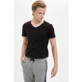 Defacto I3220AZ18SPBK27 Basic Kadın Kadın T-shirt