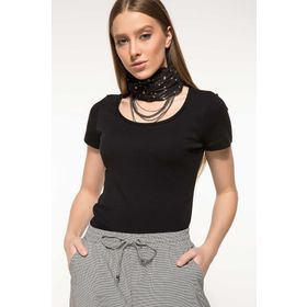 Defacto I3220AZ18SPBK27 Basic Kadın Kadın T-shirt