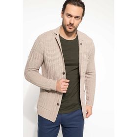 Defacto I3234AZ18SPKH55 Slim Fit Triko Erkek Hırka