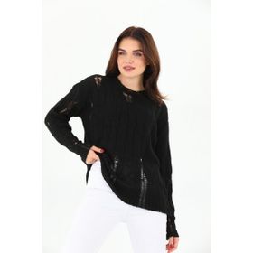 Defacto J0191AZ.17CW.BK46 Kadın Triko Kazak