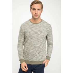 Defacto J2651AZ-18WN-KH252 Bisiklet Yaka Regular Fit Erkek Sweatshirt