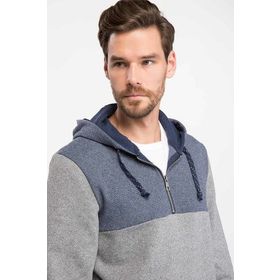 Defacto J2988AZ.18WN.GR210 Erkek Kapşonlu Sweatshirt