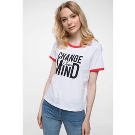 Defacto J3613AZ18HSWT34 Baskılı Kadın T-Shirt