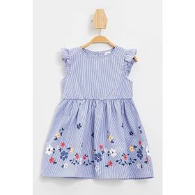 Defacto J8351A219HSRD264 Kolsuz Büzgülü Kız Bebek Elbise