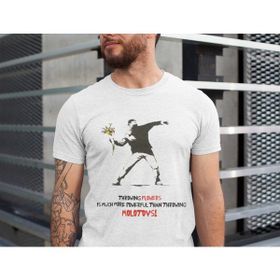 Defacto K0027AZ18AUWT34 Çiçek Baskılı Kadın Kadın T-Shirt