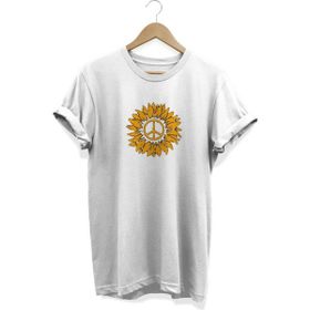 Defacto K0027AZ18AUWT34 Çiçek Baskılı Kadın Kadın T-Shirt