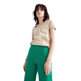 DeFacto K1507AZ V Yaka Basic Relax Fit Kısa Kollu Tişört