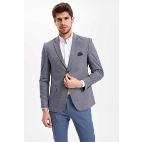 Defacto K2544.AZ19SM.NV64 Modern Fit Blazer Erkek Ceket