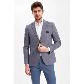 Defacto K2544.AZ19SM.NV64 Modern Fit Blazer Erkek Ceket
