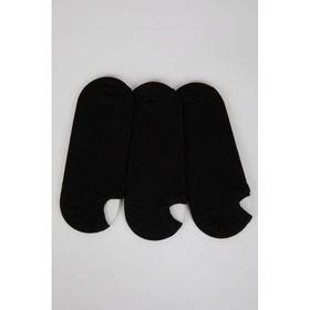 DeFacto K4595AZNS BK23 Pamuklu 3'lü Erkek Sneaker Çorabı