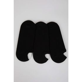 DeFacto K4595AZNS BK23 Pamuklu 3'lü Erkek Sneaker Çorabı