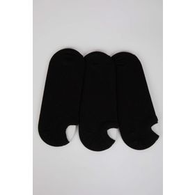 DeFacto K4595AZNS BK23 Pamuklu 3'lü Erkek Sneaker Çorabı