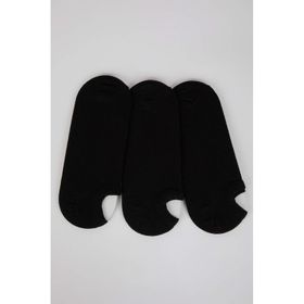 DeFacto K4595AZNS BK23 Pamuklu 3'lü Erkek Sneaker Çorabı