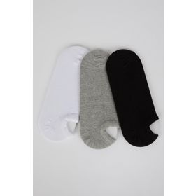 DeFacto K4595AZNS Erkek Pamuklu 3'lü Sneaker Çorabı