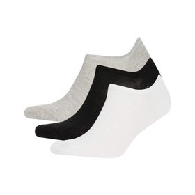 DeFacto K4595AZNS KR1 Pamuklu 3'lü Erkek Sneaker Çorabı