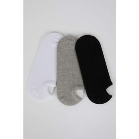 DeFacto K4595AZNS KR1 Pamuklu 3'lü Erkek Sneaker Çorabı
