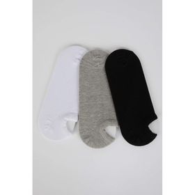 DeFacto K4595AZNS KR1 Pamuklu 3'lü Erkek Sneaker Çorabı