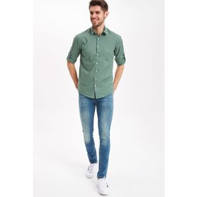 Defacto K8696AZ.19SM.NM29 Yeşil Carlo Skinny Fit Jean Erkek Pantolon