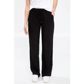 DeFacto K9177AZ19SPAR140 Kemerli Relax Fit Kadın Pantolon