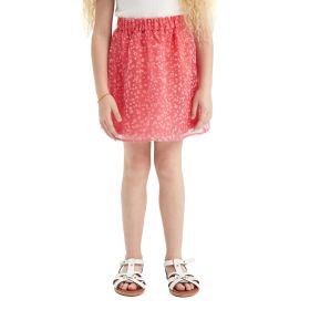 DeFacto Kız Çocuk Kız Çocuk Regular Fit Esnek Belli Tül Etek, Pembe, 8/9 Y Etek