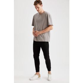 Defacto L1792AZ.19AU.BK27 Siyah Extra Slim Fit Jogger Erkek Eşofman Altı