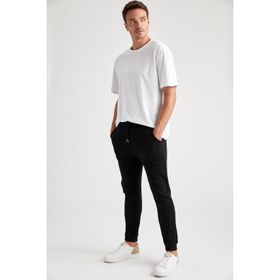 Defacto L1792AZ.19AU.GN845 Yeşil Extra Slim Fit Jogger Erkek Eşofman Altı