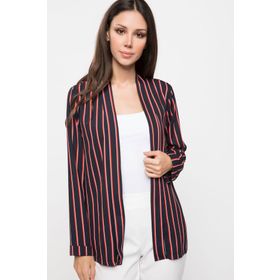 DeFacto L1970AZ19SMWT52 Çizgili Blazer Kadın Ceket
