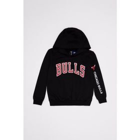DeFacto M0320A619WNGR362 Gri Şardonlu Baskılı Kapüşonlu Erkek Çocuk Sweatshirt