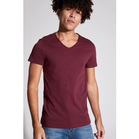 DeFacto M4791AZ Slim Fit V Yaka Kısa Kollu Siyah Erkek T-shirt