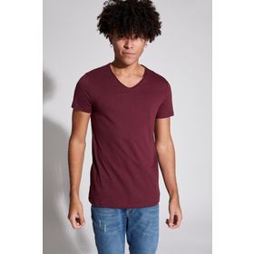 DeFacto M4791AZ Slim Fit V Yaka Kısa Kollu Siyah Erkek T-shirt