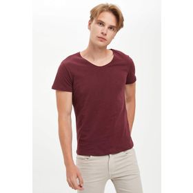 DeFacto M4791AZ20SP Slim Fit V Yaka Basic Kısa Kollu Tişört
