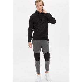 DeFacto M5384AZ.20SP.GR361 Gri Extra Slim Fit Erkek Eşofman Altı