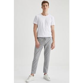 DeFacto M5384AZ.20SP.GR361 Gri Extra Slim Fit Erkek Eşofman Altı