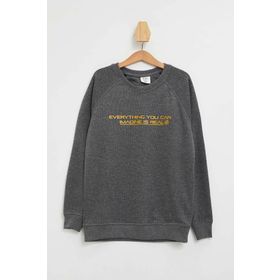 DeFacto M5575A619AUGR2 Bisiklet Yaka Uzun Kollu Erkek Çocuk Sweatshirt
