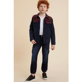 DeFacto M5601A620SPBE548 Kargo Fit Jean Erkek Çocuk Pantolon