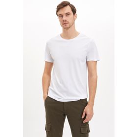 DeFacto M6606AZ.20SP.GN915 Yeşil Basic Slim Fit Erkek T-Shirt