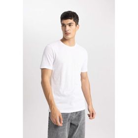 DeFacto M6606AZ/WT34 Beyaz Erkek T-shirt